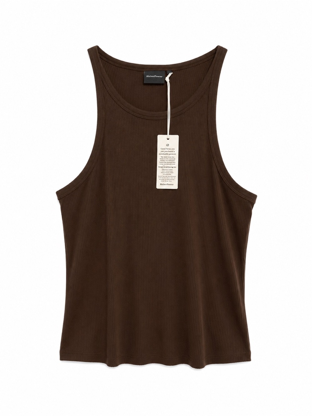Rich Poorer Ribbed Tank Top